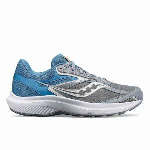 Grey / Blue Saucony Cohesion 17 Women's Running Shoes | Philippines S28946-R56