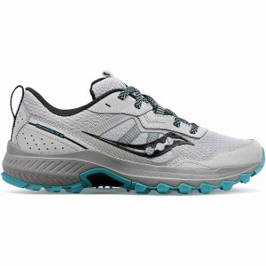 Grey / Blue Saucony Excursion TR16 Women's Trail Running Shoes | Philippines S64190-B02