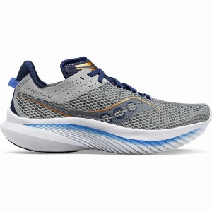 Grey / Blue Saucony Kinvara 14 Women's Running Shoes | Philippines S61527-K94