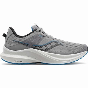 Grey / Blue Saucony Tempus Men's Running Shoes | Philippines S23576-D23