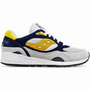 Grey / Blue / Yellow Saucony Shadow 6000 Men's Sneakers | Philippines S35947-C37