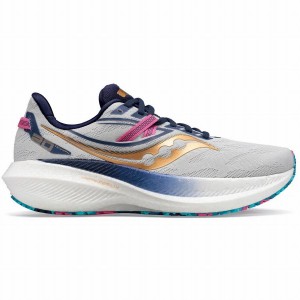 Grey / Gold Saucony Triumph 20 Men's Running Shoes | Philippines S81350-Q39