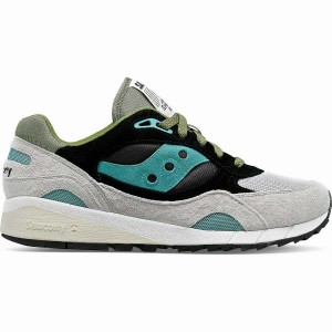 Grey / Green / Black Saucony Shadow 6000 Men's Sneakers | Philippines S64309-Z40