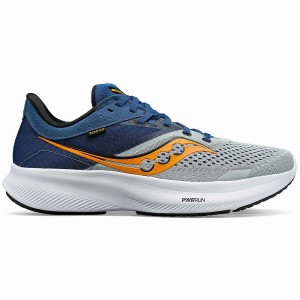 Grey / Navy Saucony Ride 16 Men's Running Shoes | Philippines S24607-M16