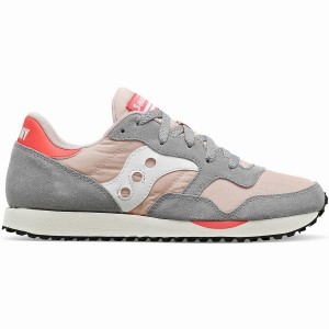 Grey / Pink Saucony DXN Trainer Women's Sneakers | Philippines S51793-F34