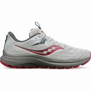 Grey / Red Saucony Omni 21 Women's Running Shoes | Philippines S49173-B65