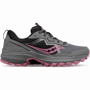 Grey / Rose Saucony Excursion TR16 Women's Trail Running Shoes | Philippines S93816-M07