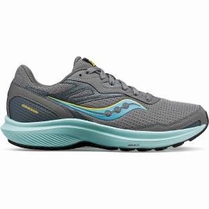 Grey / Turquoise Saucony Cohesion 16 Women's Walking Shoes | Philippines S04965-G07