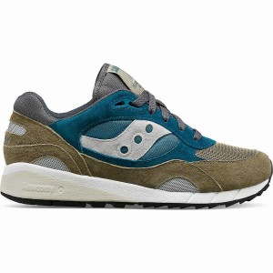 Grey / Turquoise Saucony Shadow 6000 Men's Sneakers | Philippines S02619-U04