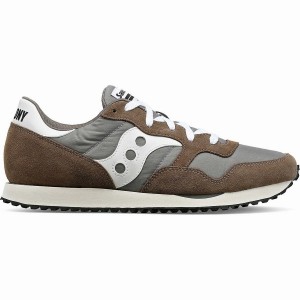 Grey / White Saucony DXN Trainer Men's Sneakers | Philippines S51428-J69