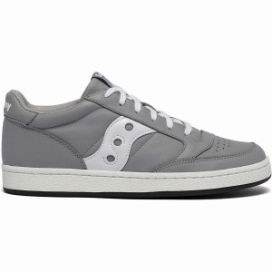 Grey / White Saucony Jazz Court Men's Sneakers | Philippines S72480-Y43