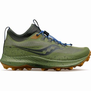 Khaki / Brown Saucony Peregrine 13 ST Men's Trail Running Shoes | Philippines S10762-E56