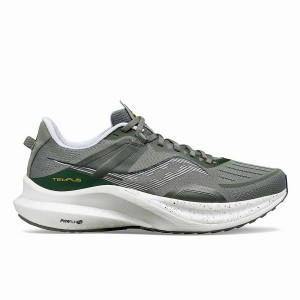 Khaki / White Saucony Tempus Men's Running Shoes | Philippines S15364-U81