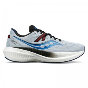 Light Blue / Black Saucony Triumph 20 Men's Running Shoes | Philippines S23701-E76