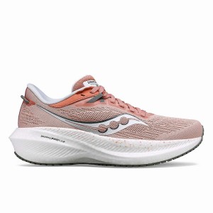 Lotus / Bough Saucony Triumph 21 Wide Women's Running Shoes | Philippines S20756-H75