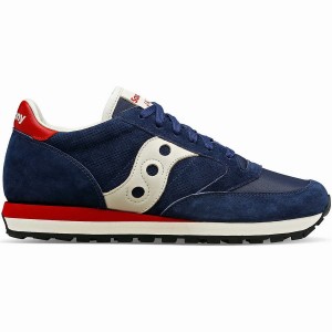 Navy Saucony Jazz Original Premium Men's Sneakers | Philippines S71530-F61