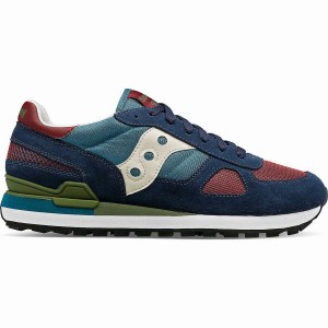 Navy / Green Saucony Shadow Original Men's Sneakers | Philippines S58734-J13