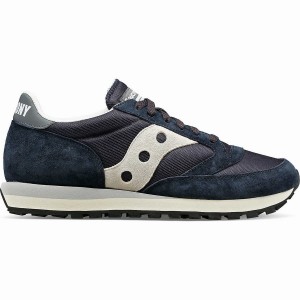 Navy / Grey Saucony Jazz 81 Men's Sneakers | Philippines S72439-R91