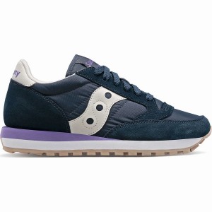 Navy / Purple Saucony Jazz Original Women's Sneakers | Philippines S54983-B02