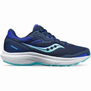 Navy / Turquoise Saucony Cohesion 16 Women's Walking Shoes | Philippines S62497-D05