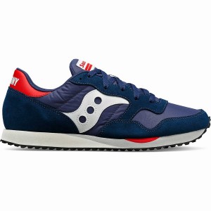 Navy / White Saucony DXN Trainer Men's Sneakers | Philippines S04312-U62