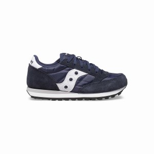 Navy / White Saucony Jazz Original Kids' Sneakers | Philippines S15867-H96