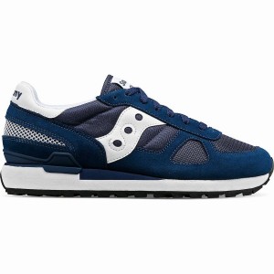 Navy / White Saucony Shadow Original Women's Sneakers | Philippines S21496-G83