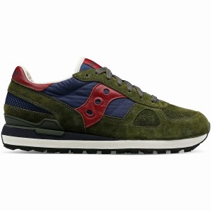 Olive / Navy Saucony Shadow Original Premium Men's Sneakers | Philippines S29486-A67