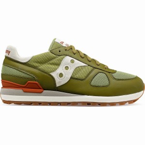 Olive / White Saucony Shadow Original Men's Sneakers | Philippines S34791-J42