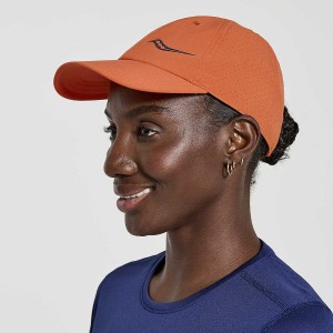 Orange Saucony Outpace Petite Men's Hats | Philippines S24589-M61