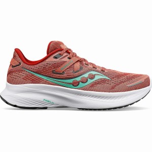 Orange / Turquoise Saucony Guide 16 Wide Women's Running Shoes | Philippines S24516-A18