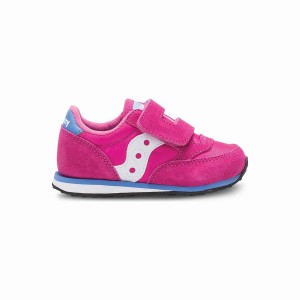 Pink Saucony Baby Jazz Hook & Loop Kids' Sneakers | Philippines S56204-E57