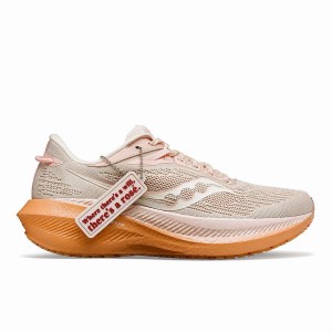 Pink Saucony Galentine's Day Triumph 21 Women's Running Shoes | Philippines S82435-Q41