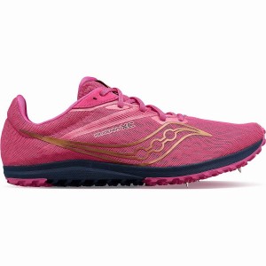 Pink / Navy Saucony Kilkenny XC9 Spike Men's Track Spikes | Philippines S39287-M84