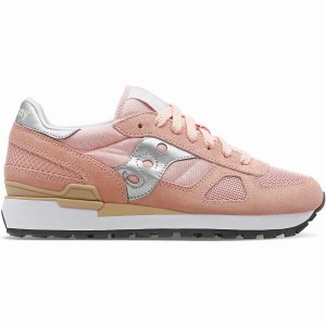 Pink / Silver Saucony Shadow Original Women's Sneakers | Philippines S51403-X73