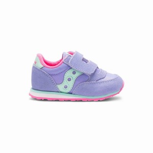 Purple Saucony Baby Jazz Hook & Loop Kids' Sneakers | Philippines S56980-Q57