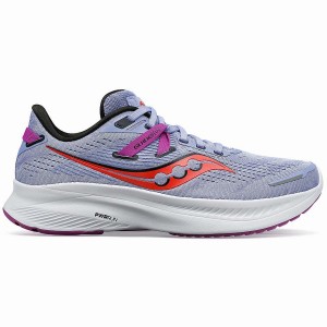 Purple Saucony Guide 16 Wide Women's Running Shoes | Philippines S17092-F19