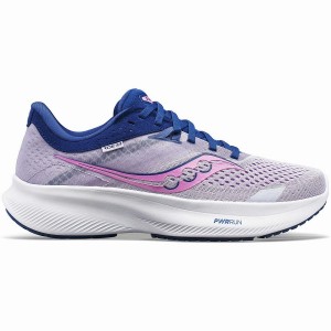 Purple / Indigo Saucony Ride 16 Women's Running Shoes | Philippines S06173-Y37