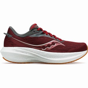 Red Saucony Triumph 21 Men's Running Shoes | Philippines S23108-A46