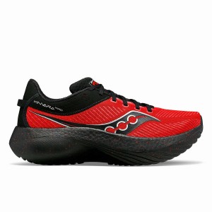 Red / Black Saucony X Black Men Run Kinvara Pro Men's Running Shoes | Philippines S64750-C93