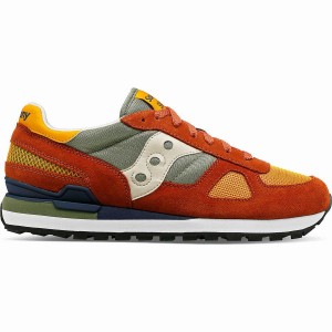 Red / Green Saucony Shadow Original Men's Sneakers | Philippines S05324-D24