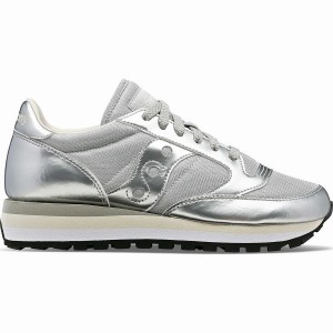 Silver Saucony Jazz Triple Women's Sneakers | Philippines S84361-T37