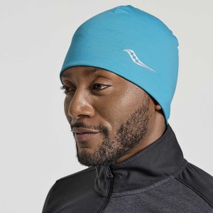 Turquoise Saucony Solstice Men's Beanie | Philippines S51023-Q01