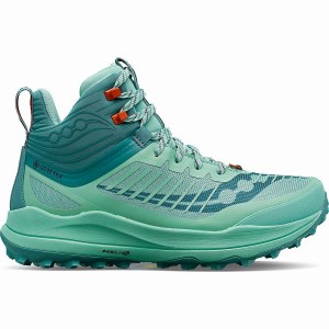 Turquoise Saucony Ultra Ridge GTX Women's Trail Running Shoes | Philippines S68073-G80