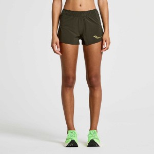 Umbra Saucony Elite Split Women's Shorts | Philippines S02789-L12