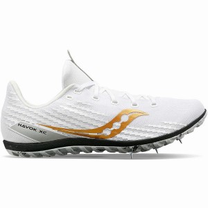 White Saucony Havok XC 3 Spike Women's Track Spikes | Philippines S01584-B83