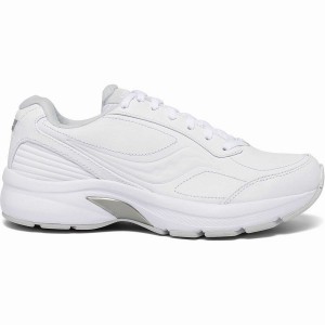 White Saucony Omni Walker 3 Wide Women's Walking Shoes | Philippines S08713-X70