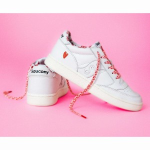 White Saucony St. Valentine Jazz Court Women's Sneakers | Philippines S63198-Y39