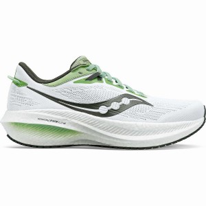 White Saucony Triumph 21 Men's Running Shoes | Philippines S16839-V62