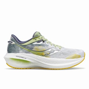 White Saucony Triumph 21 Women's Running Shoes | Philippines S79453-U23